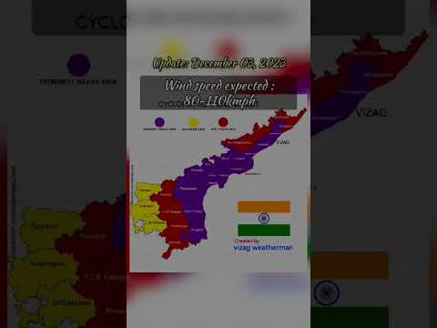 #cyclone #michaung high alert to Ap#heavyrain #andhrapradesh #weatherupdate #shortvideo #shorts