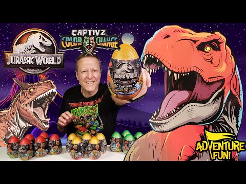 12 Jurassic World Color Changing Dinosaurs Ultra Rare Indominus Rex Toy Review AdventureFun!