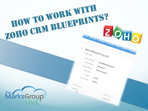 How to Work with Zoho CRM Blueprints