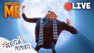 LIVE 🔴 |  24/7 | Gru’s Greatest Heist!  🌕🥷| Despicable Me 1 - 3 | Extended Previews | Mega Moments