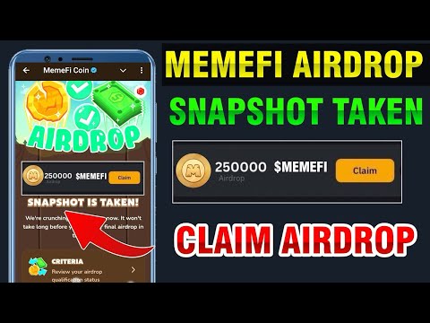 MemeFi Airdrop Snapshot Taken | WHAT NEXT ?