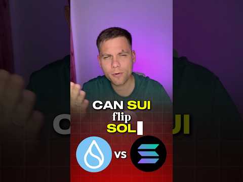 Can SUI flip SOL ? #crypto #bitcoin