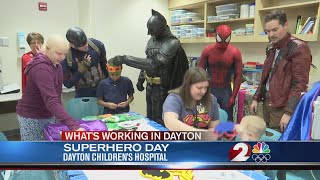 Superhero Day at Dayton Children's Hospital