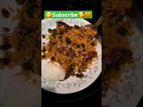 Bhindi Rice😍 #lunchideas #lunch #satisfying #ytshorts #shorts #trending #viral #sowmikitchen123