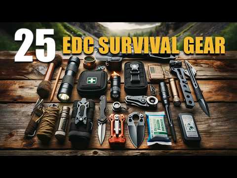 25 Coolest Survival Gear & Gadgets for EDC That Are Worth Buying