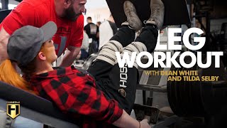 Dean White & Tilda Selby Quad Focused Leg Workout | HOSSTILE