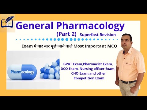 Basic Concept of Pharmacology | General Pharmacology | 2 | GPAT | Pharmacist Exam | Nursing officer