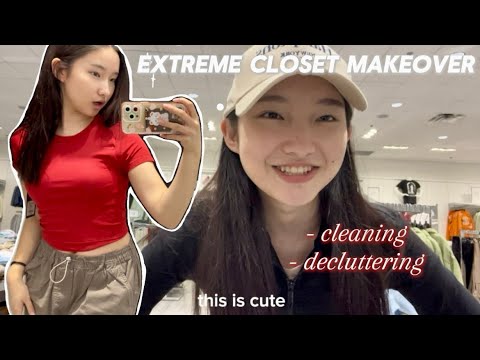 EXTREME CLOSET CLEANOUT & MAKEOVER