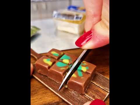 #/dubaichocolate, REAL mini cooking / mini food / tiny kitchen / ASMR