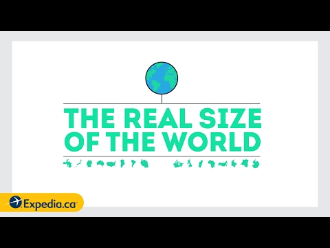 The Real Size of the World