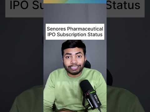 Senores Pharmaceutical IPO Subscription Status | Latest IPO GMP #shorts #latestipo #ipo