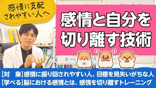 感情と自分を切り離す技術【精神科医が一般の方向けに病気や治療を解説するCh】