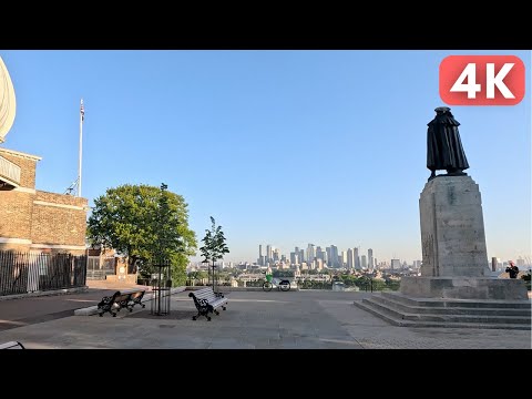 A Summer Morning in Greenwich Park, London - Walk Tour [4K/60]