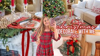 VINTAGE CHRISTMAS DECORATE WITH ME 2024 | thrifted + vintage christmas decorating ideas 🎄