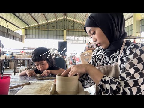 Malaysia’s Vlog—Pottery Class In Malaysia, Bringing My 4-Year-Old Along