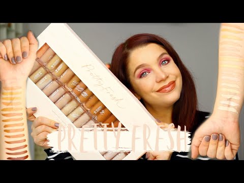 NEW Colourpop Pretty Fresh Hyaluronic Concealer Swatches Of All 30 Shades + Application