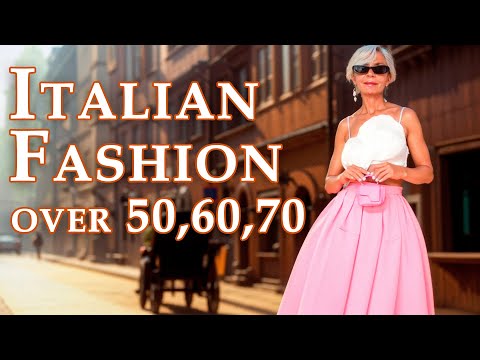 ITALIAN FASHION over 50, 60,70 #venice2024 #summerstyle2024 #styleover50