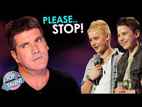 REMEMBER Them? Simon STOPS Young Boyband Calling Them 'Out of Date' BUT A Twist Happens on BGT!