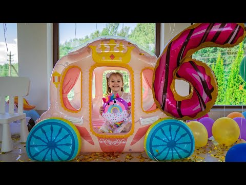 Ksysha and Niki celebrate Ksysha's 6th Birthday Party | Ksysha Kids TV