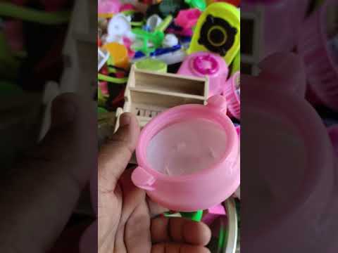 aapke liye hei #kitchenset #tinykitchenset #miniaturetoys #miniaturekitchenset #first #dolliyon