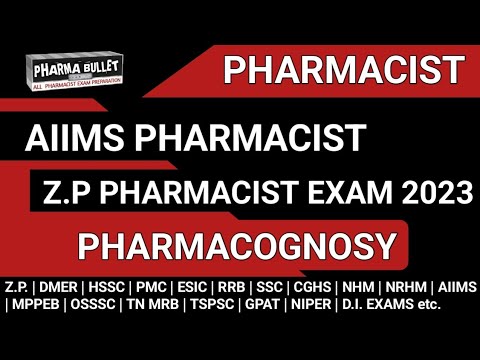 Pharmacist exam preparation | AIIMS Pharmacist exam questions | Z.P. Pharmacist exam 2023