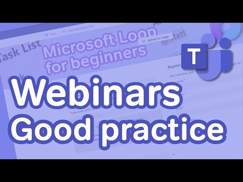 Microsoft Teams | How to Host a Webinar