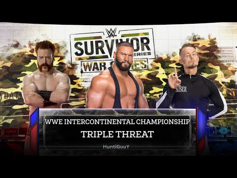 WWE 2K24 - Sheamus vs. Ludwig Kaiser vs. Bron Breakker - Triple Threat Match at Survivor Series