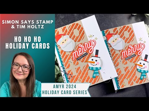 Ho Ho Ho Cards | AmyR 2024 Holiday Card Series #28