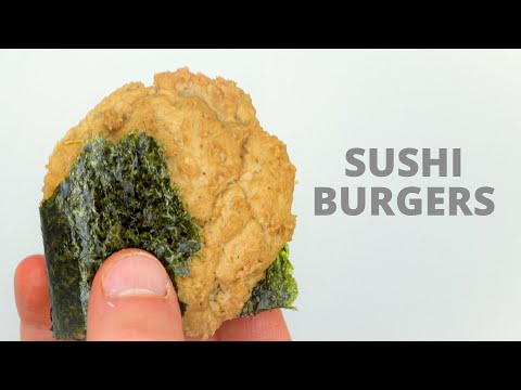 Easy Salmon Sushi Burger Recipe Using Canned Fish