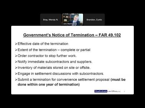 Navigating Government Terminations: A Contractor’s Guide to FAR Part 49