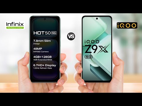 Infinix Hot 50 5g vs IQOO Z9x 5g || Full Comparison