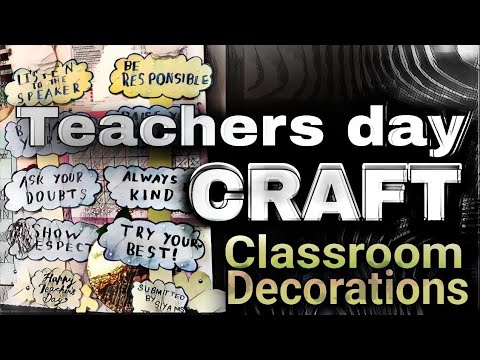 Teacher's day craft ideas | classroom decoration | gift for  teacher