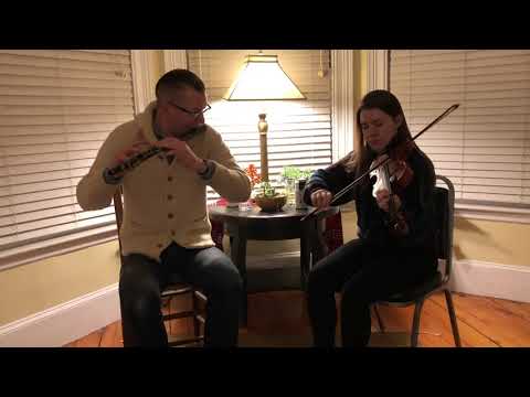 Leitrim Town/Dever the Dancer | Will Woodson & Caitlin Finley, Irish Flute and Fiddle