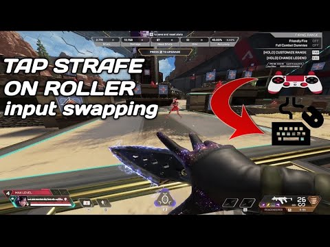 Tap Strafing On Controller using Input Switching after CFG ban in Apex Legends