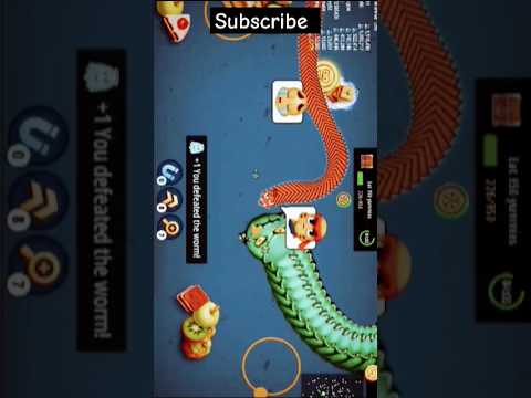 Worms zone#wormszonemagic #games #snakezone #gaming #wormszonebiggestsnake