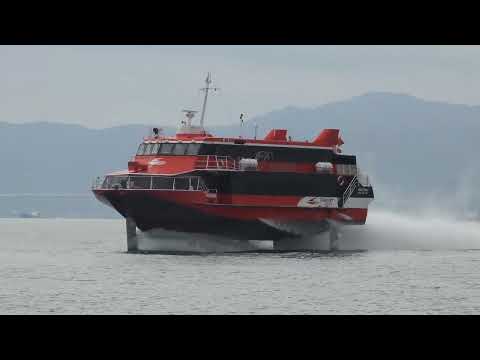 M/V TERCEIRA 錫星 (BOEING JETFOIL 929-115-012) 39 knots sailing