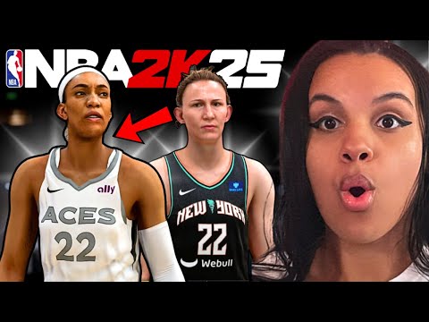 NBA 2K25 EARLY GAMEPLAY!! LAS VEGAS ACES VS. NEW YORK LIBERTY - WNBA FULL GAME!