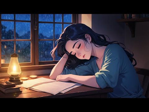 Peaceful Piano Music in Rainy Night - Goodbye Insomnia in 5 MINUTES - Reduce Anxiety, Better Sleep