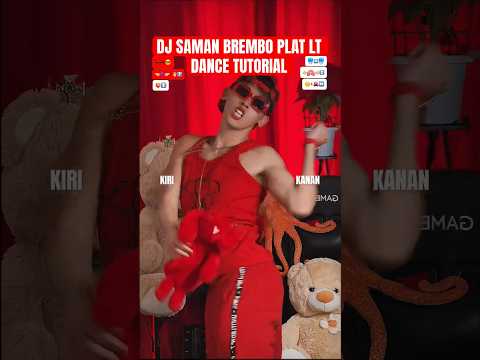 DJ SAMAN BREMBO PLAT LT DANCE TUTORIAL / ANAK KECIL PAKE KACAMATA HITAM VIRAL #shortdance #shorts