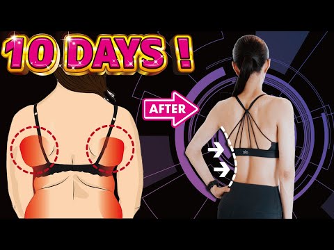 How to Eliminate Back Fat & Bra Bulges Permanently | Standing Exercises