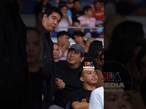 Spotted‼️ PBA Legend Allan "The Triggerman" Caidic at the #PBAFinals