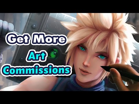 How to Get More Art Commissions | Tutorial for artists: social media, pricing, job postings and more