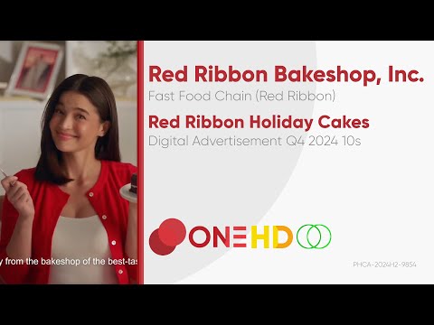 Red Ribbon Holiday Cakes Digital Ad Q4 2024 10s (Philippines) [HD/ST]