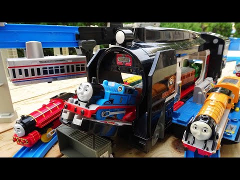 Thomas Plarail☆10 Thomas & Friends Big Time Station Monorail Course