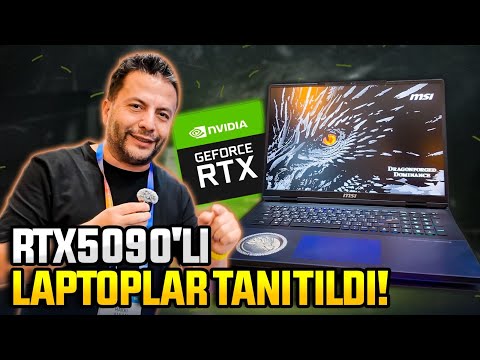 RTX 5090 ekran kartlı ilk laptoplar burada! MSI standında neler var?