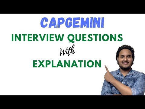 CAPGEMINI interview questions with explanation | Technical questions and answers