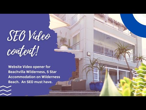 Video Opener for Beachvilla: Site Enhancement. SEO Must Have.