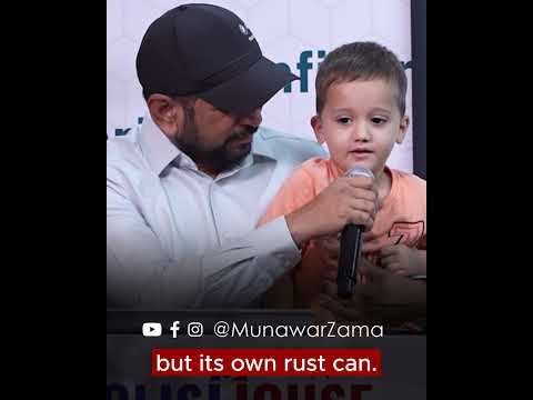 3-Year Old Boy Wins All Hearts ❤️ #munawarzama #youtubeshorts #motivation