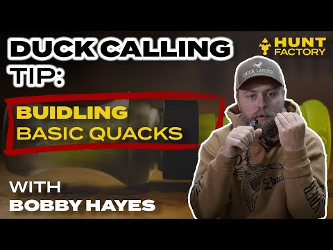 How To Blow A Duck Call: Building Basic Quacks