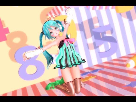 【MMD】7 Color Jump / ナナイロジャンプ「Colorful Drop Api miku」【1080p・60fps】